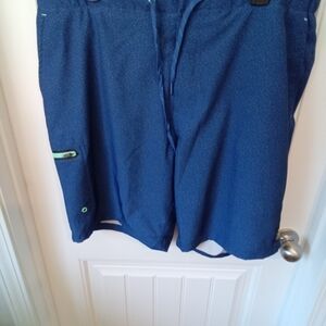 Men's Blue ZeroXposur Compression Swim Trunks Size XXL